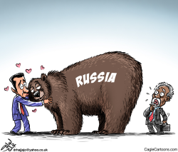 TO RUSSIA WITH LOVE by Osama Hajjaj
