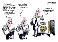 ROMNEY RUNNING MATE COLOR by Jimmy Margulies