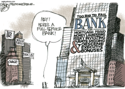 BANKING BAD by Pat Bagley
