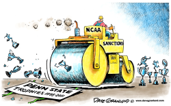 PENN STATE SANCTIONS by Dave Granlund