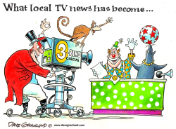 LOCAL TV NEWS by Dave Granlund