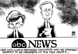 ABC NEWS, B/W by Randy Bish