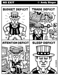 DEFICITS by Andy Singer