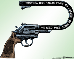 GUN VIOLENCE by Kevin Siers