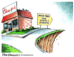CHICK-FIL-A by Dave Granlund
