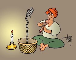 INDIA POWER OUTAGE by Arend Van Dam
