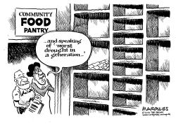 FOOD BANKS IN TROUBLE by Jimmy Margulies