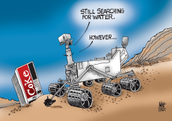 WATER ON MARS,  by Randy Bish