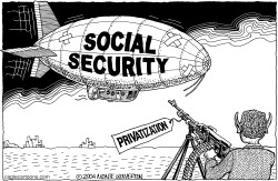 BUSH FIXES SOCIAL SECURITY by Monte Wolverton