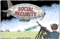 BUSH FIXES SOCIAL SECURITY  by Monte Wolverton
