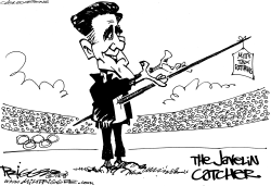 THE JAVELIN CATCHER by Milt Priggee