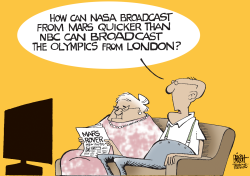 NBC OLYMPIC COVERAGE,  by Randy Bish