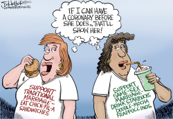 MARRIAGE PROTESTS by Joe Heller