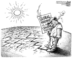RECORD HEAT AND DROUGHT by Adam Zyglis