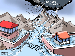 SYRIAN REFUGEE FLOW  by Paresh Nath