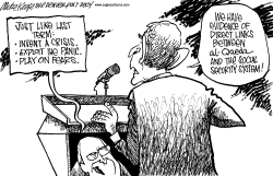 SOCIAL SECURITY CRISIS by Mike Keefe