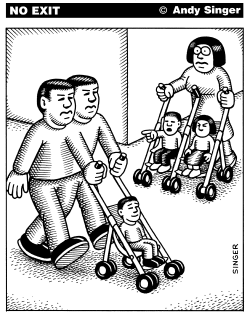 BABY STROLLERS by Andy Singer