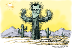 ROMNEY CACTUS  by Daryl Cagle
