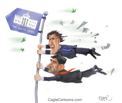 ROMNEY AND RYAN IN STORMY WEATHER by Riber Hansson