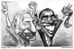 BIDEN AND OBAMA by Taylor Jones