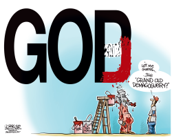 GOP AND GOD - COLOR by John Cole