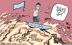 LIBYA TRAGEDY  by Mike Keefe