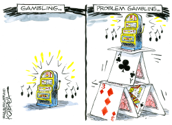 GAMBLING PROBLEM by Jeff Koterba