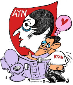 AYN AND RYAN by Randall Enos
