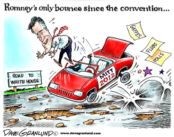 ROMNEY CAMPAIGN BOUNCE by Dave Granlund