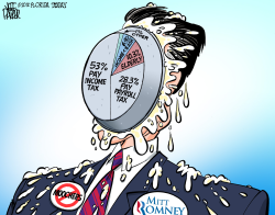 ROMNEY AND 47 PIE CHART by Jeff Parker