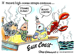 RECORD HIGH OCEAN TEMPS by Dave Granlund
