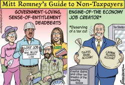 ROMNEY GUIDE TO NON-TAXPAYERS by Steve Greenberg