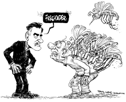 ROMNEY MOSQUITOES by Daryl Cagle
