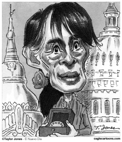 AUNG SAN SUU KYI IN WASHINGTON by Taylor Jones