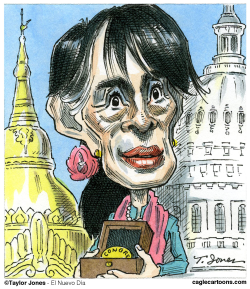 AUNG SAN SUU KYI IN WASHINGTON -  by Taylor Jones