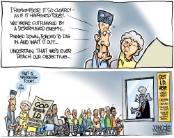 VOTER ID DELAYS  by John Cole