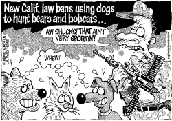  LOCAL-CA DOGS BEARS AND BOBCATS by Wolverton