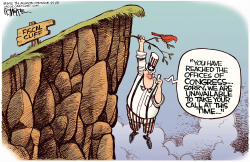 FISCAL CLIFF by Rick McKee