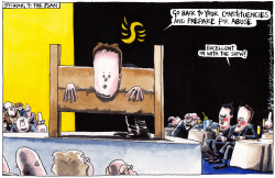 NICK CLEGG STICKING TO THE PLAN by Iain Green