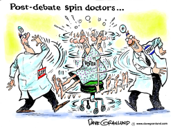 POST-DEBATE SPIN DOCTORS by Dave Granlund