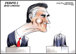 ROMNEY WINS ROUND ONE BY A HEAD by J.D. Crowe