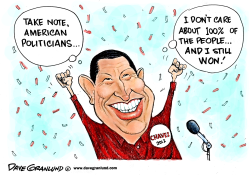 CHAVEZ WINS AGAIN by Dave Granlund