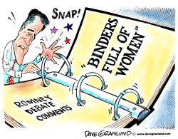 BINDERS FULL OF WOMEN by Dave Granlund