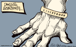 LIVESTRONG  by Mike Keefe