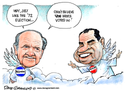 MCGOVERN AND NIXON MEET AGAIN by Dave Granlund