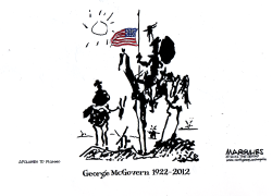GEORGE MCGOVERN by Jimmy Margulies