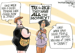 PITY THE PLUTOCRAT  by Pat Bagley