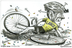 LANCE ARMSTRONG WIPEOUT -  by Taylor Jones