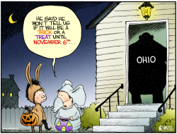OHIO TRICK OR TREAT by Christopher Weyant