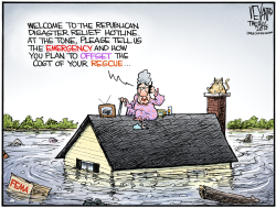 GOP DISASTER RELIEF by Christopher Weyant